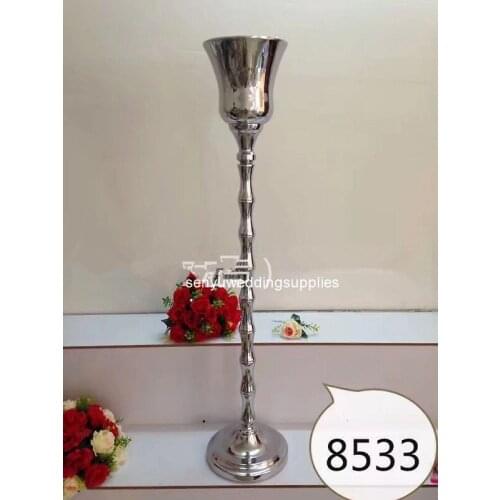 New style height 120 cm metal candle holder flower vase stand wedding centerpiece event road lead flower rack senyu2435