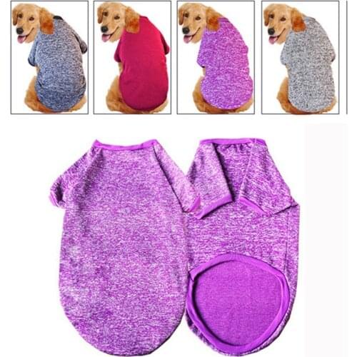 Big Dog Clothes Winter Warm Puppy Sweatshirt Fashion Puppy Clothes Sweater Hoodie Soft For Small Dogs Chihuahua