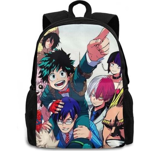 Anime My Hero Academia Children School Backpacks Cartoon Bookbag for Boys Girls Casual Daypacks Travelling Rucksack