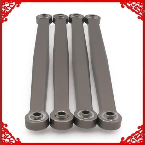 Alloy CNC machined 4pcs/set suspension link set for rc hobby model car 1:10 HPI Venture FJ Cruiser crawler upgraded parts