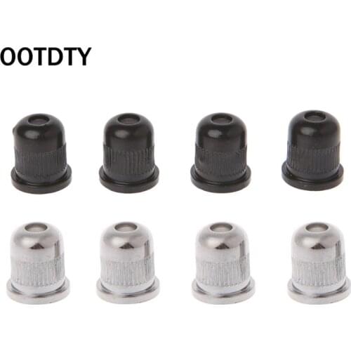 OOTDTY 4 Pcs Electric Bass Guitar String Mounting Ferrules Bushing For Thru Body Parts