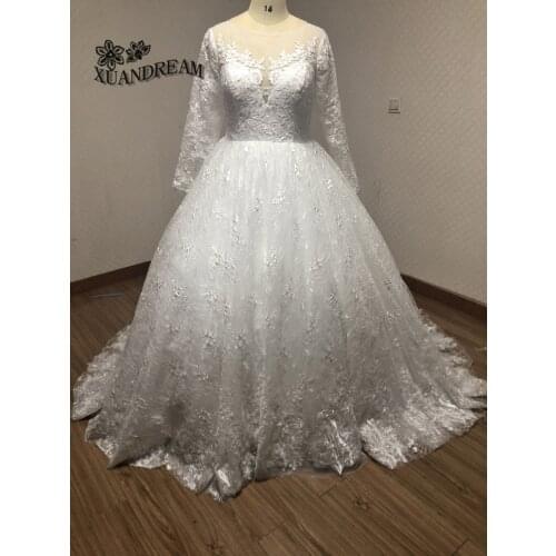 XUANDREAM Long Sleeve Wedding Dresses