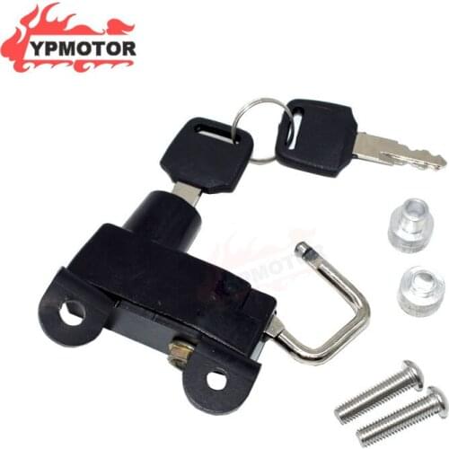 Scrambler800 Left Side Motorcycle Bike Helmet Lock Anti-thief Hook Mount W/ Key Mounting Accessories For DUCATI Scrambler 800