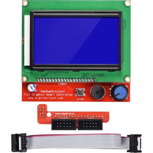 3D Printer Parts LCD 12864 LCD Control Panel 12864lcd display for 3D Printer Smart Controller RAMPS1.4