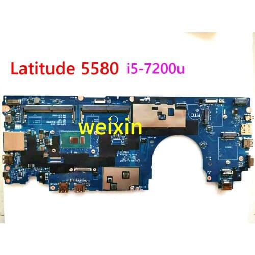 07H156 For Dell Latitude 5580 Motherboard w/ i5-7200u 2.5GHz LA-E091P CN-07H156 7H156 tested OK