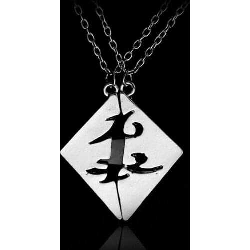1pair=2 pcs The Mortal Instruments City of Bones Necklace Lover Couple Necklace Valentines Day present