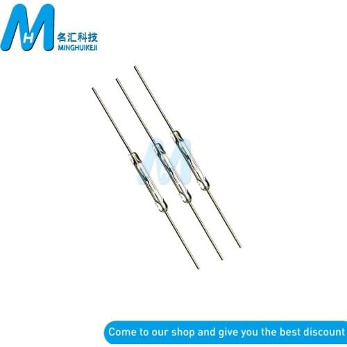 10PCS White Y213 Normally Open Magnetic Induction switch N/O Reed switch Magnetic Switch 2*14mm