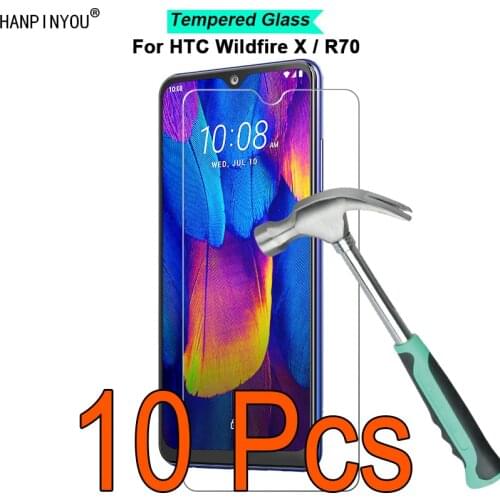 10 Pcs/Lot For HTC Wildfire X / R70 9H Hardness 2.5D Ultra-thin Toughened Tempered Glass Film Screen Protector Guard
