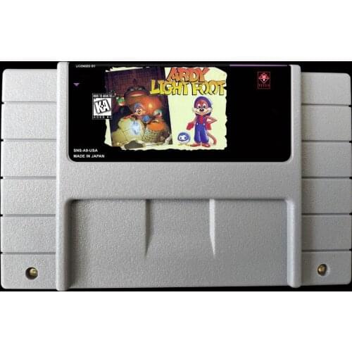 16Bit Games ** Ardy Light Foot ( USA Version!! )