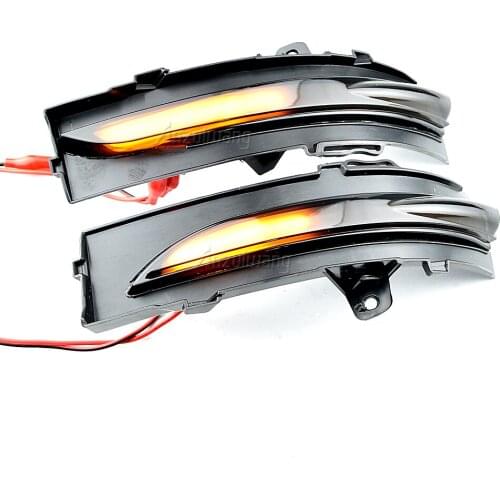 2pcs Dynamic LED Turn Signal Light Mirror Indicator Blinker for Ford EDGE 2015 2016 2017 2018 2019