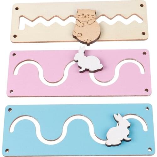 Baby Busy Board DIY Accessories Material Car Plane Rabbit Busyboard Early Childhood Education Wooden Toys Scrapbook Supplies