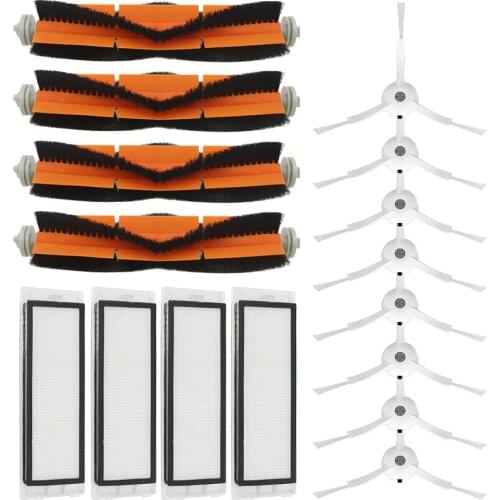 HEPA Filter + Side Brush + Main Brush for Xiaomi MI Robot Vacuum 2 Roborock S50 S51 Vacuum Cleaner Parts Accessories