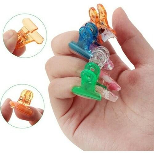 6/2Pcs Nail Clip Acrylic Nail Plastic Fake Finger Polish Extension Tips Quick Building Mold UV Gel LED Manicure Art Builder Tool