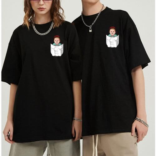 Hasbulla Magomedov Pocket T Shirt Russia Blogger Hasbulla Fighting Meme Short Sleeve Tee 100% Cotton Summer Mens Tshirt EU Size