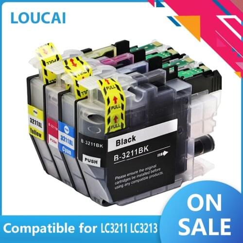 Compatible for LC3211 LC3213 Ink Cartridge For Brother DCP-J772DW DCP-J774DW MFC-J890DW MFC-J895DW Printers LC 3211 lc3213