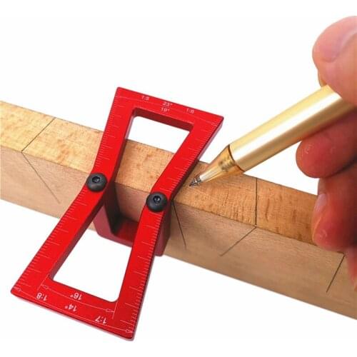 Dovetail Templates Woodworking Crossed Templates Drawing Line dovetail Ruler dovetail Scribe gauge Carpenter Tool