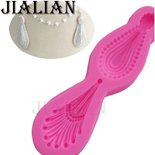 New Design 3D Lace pattern Cake Silicone Mold Peacock Feather Decorating Tools cooking Baking molds T0895