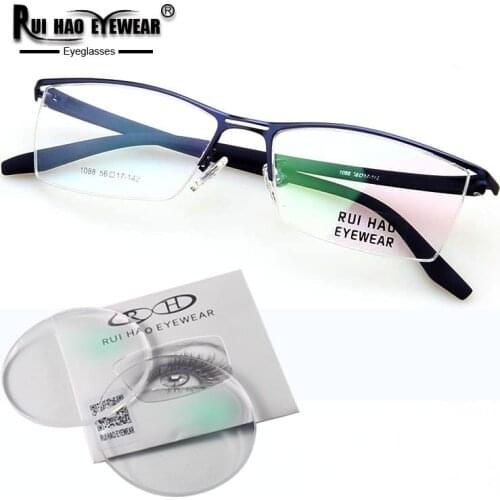 Rui Hao Eyewear Brand Prescription Glasses Customize Myopia Hyperopia Glasses Optical Eyeglasses Clear Resin Lenses 1088