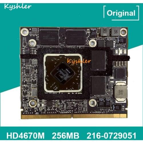 Original HD4670 HD4670M 256MB Video Graphics Card 216-0729051 109-B80357-00 For Apple iMac 21" 27" A1311 A1312 2010 2009