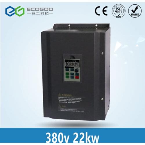 22KW 30HP 400HZ VFD Inverter Frequency converter triple phase input 3phase 380v output 45A for 25HP motor