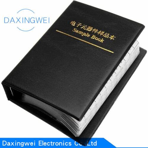 8500pcs 0805 Resistor 0R-10M SMD Resistor Component Sample Book DIY Kit 170value 1/8W 1R 10R 100R 200R 330R 1K 10K 100K 1M