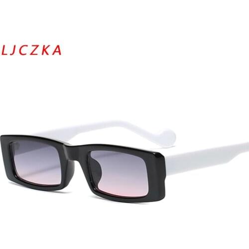 Small Rectangle Sunglasses Men 2021 Womens Fashion Narrow Frame Square Vintage Sun Glasses UV400 Outdoor Gafas De Sol Mujer