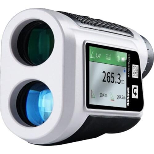 Sport Golf Rangefinder Hunting Range Finder Rechargeable Press Screen Distance Measuring with Flag-Lock 600M
