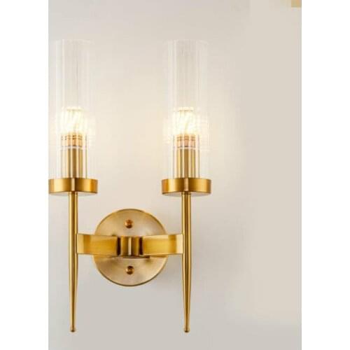 E14 LED Bulb For Free)Nordic Wall lamp stairs Led wall light for home bathroom/bedroom light Glass shade wall sconce wandlamp