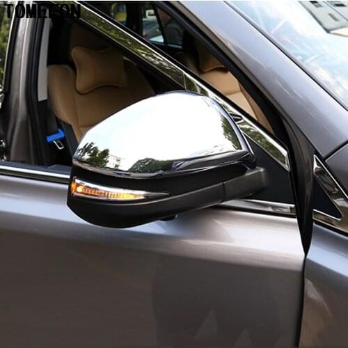 TOMEFON 2016-2017 For Toyota Hilux Styling Side Mirror Rearview Cover Trim For Toyota Innova 2016+ For Toyota Fortuner 2016