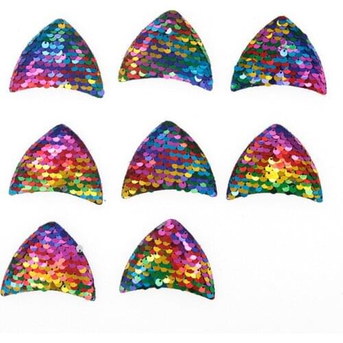 2018 Fashion Headwear Children Tiaras Sweet For Kids Colorful diy flower Cat Ears Girls hair Head Accessories 8pcs/Lot