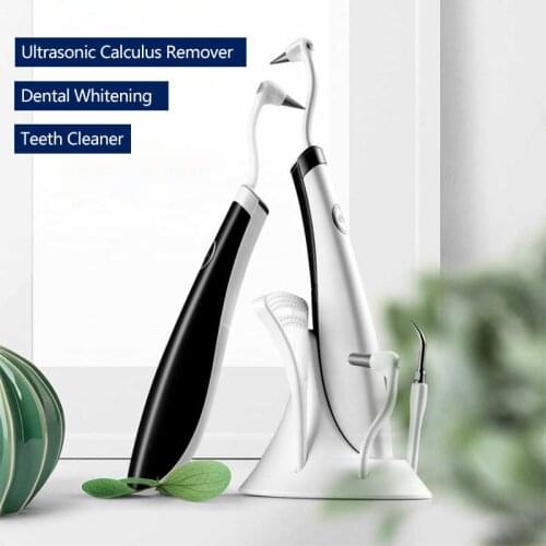 Sonic Dental Scaler Teeth Whitening Ultrasonic Tooth Cleaner Portable Smoke Stains Tartar Plaque Electric Tooth Calculus Remover