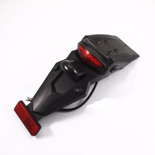 Universal Motorcycle Pit Dirt Bike Off-road MX Motocross Dual Sport Brake Tail Brake Running Licence Light