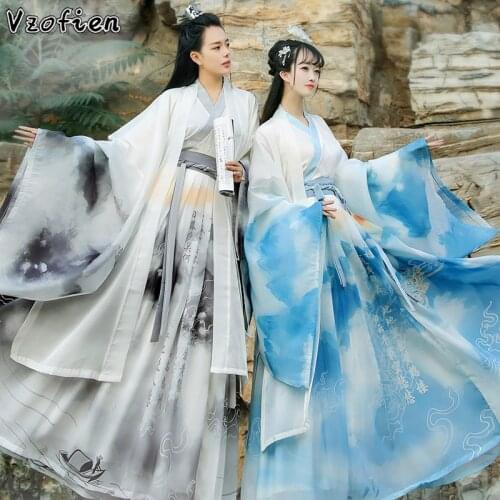 Chinese Traditional Hanfu Womens Dresses Ancient Tang Dynasty Princess Daily Outfits Vintage Hanfu Costumes Tang Suit Cosplay