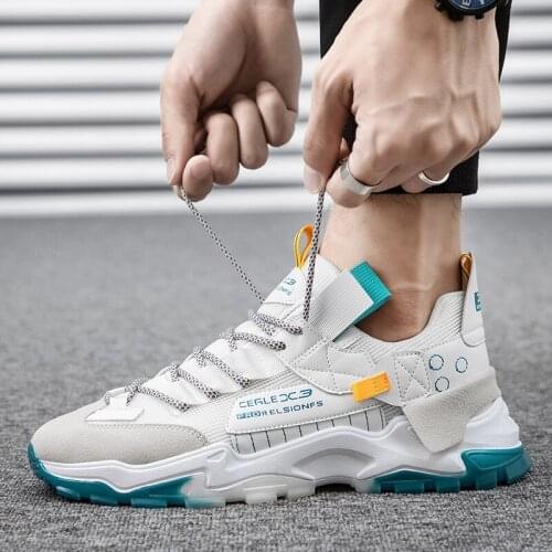 2021 Running Shoes Men Mesh Breathable Outdoor Sports Shoes Adult Jogging Sneakers Hombre Light Walking Comfortable Sport Shoes