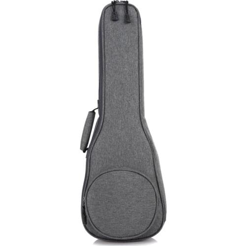 23 Inch Cotton Ukulele Bag Soft Case Gig Waterproof Oxford Cloth Ukelele Hawaii Four String Guitar Backpack Grey