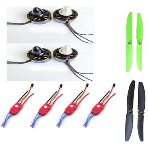 4pcs SimonK 12A Brushless ESC+4pcs ZMR RCX 1804 2400KV Brushless Motor+2Pairs 5030 Propeller For QAV250 ZMR250 H250