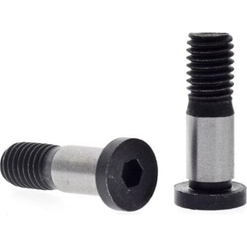 50pcs M8-28 inner hexagonal blackening screw, M8 bolt fixed screw for high strength bearing pulley