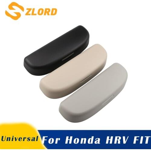 Auto Accessories 1pc New Car Sunglasses Holder Glasses Case Cage Storage Box For Honda HRV FIT CRV City Civic JADE