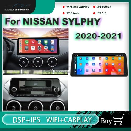 12.3 Inch 128G Android Car Radio For Nissan SYLPHY 2020 2021 Auto Stereo Receiver Multimedia Player GPS Navigation Head Unit