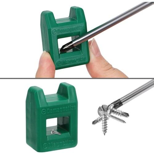 Quickly Porcelain Demagnetization Filling Screwdriver Tool Porcelain Demagnetizer Magnetizer Powerful Degausser Mini 2 in 1
