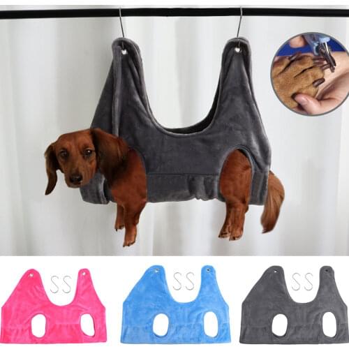 Dog Hammock Helper Dog Cat Grooming And Nail Trimming Pet Grooming Hammock Restraint Bag For Dogs Bathing Trimming Nail