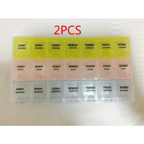 2PCS HAICAR Plastic 28 Slots Adjustable Jewelry Storage Box Case Craft Organizer Beads U6722