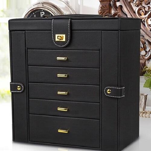 Multifunctional Jewelry Box Large Capacity Jewelry Storage Box European Ring Box Gift Organizer Box Storage Organizer