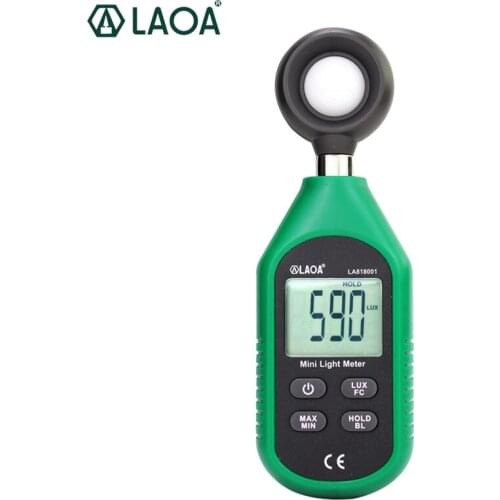 LAOA Digital Illuminance Meter, High-precision Light Meter, Brightness Tester, Light Meter, Photometer
