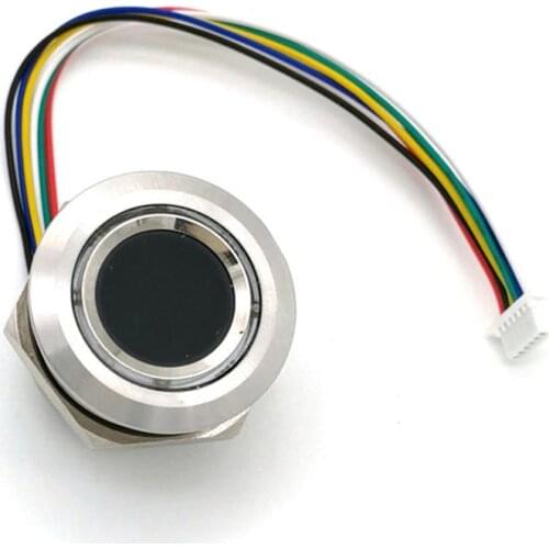 Fingerprint Control Board Module 12V LED One Key Start for Car Door Motorcycle Lock Bike Access Universal