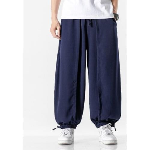Mens Harem Pants Korean Style Harajuku 2020 New Hip Hop Men Jogger Sweatpants Loose Casual Male Streetwear Trousers