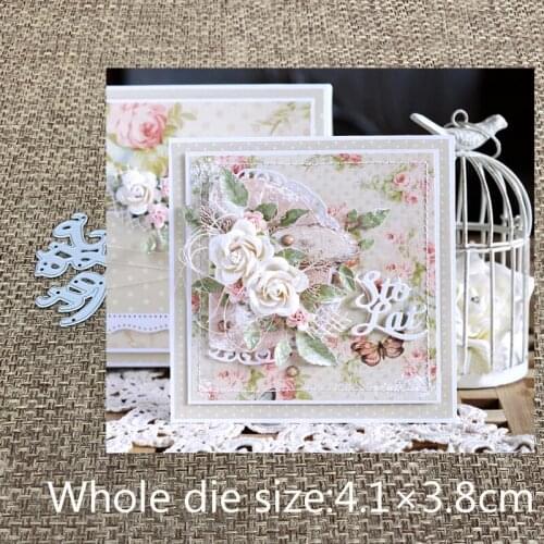 New Design Craft Metal Cutting Dies Polish word one hundred years Scrapbooking Album Paper DIY Card Craft Embossing Die Cuts