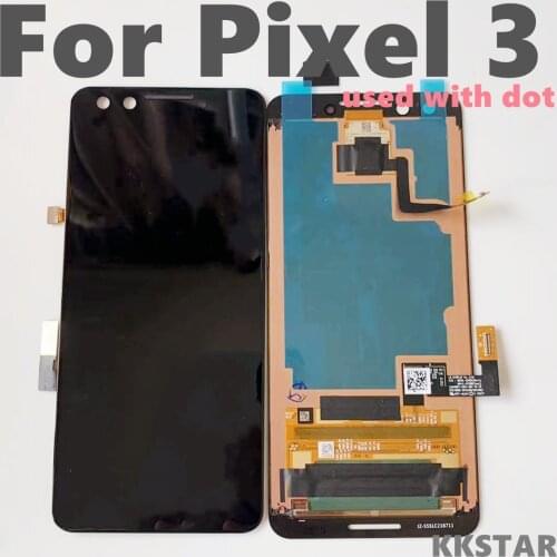 Original Amoled Screen Google Pixel 3 Black Spot LCD Display Touch Digitizer Screen For Google Pixel3 LCD Screen Replacement