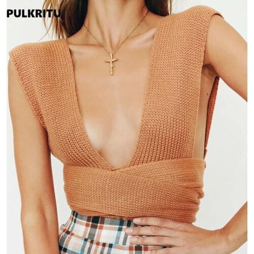 Pulkritu Women's Cropped Tank Tops