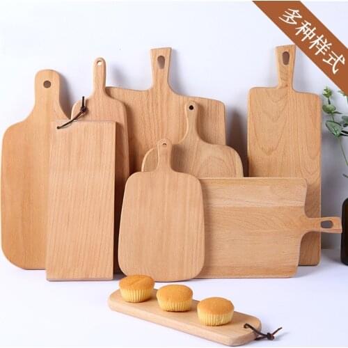 Beech wood Chopping board Household cutting board Restaurant Western board Japanese sushi pizza tray solid wood
